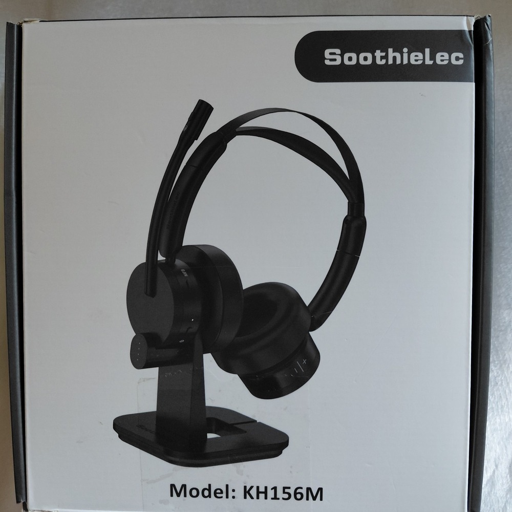Soothielec Wireless Headset KH156M V5.2 Bluetooth Headset with Noise Canceling